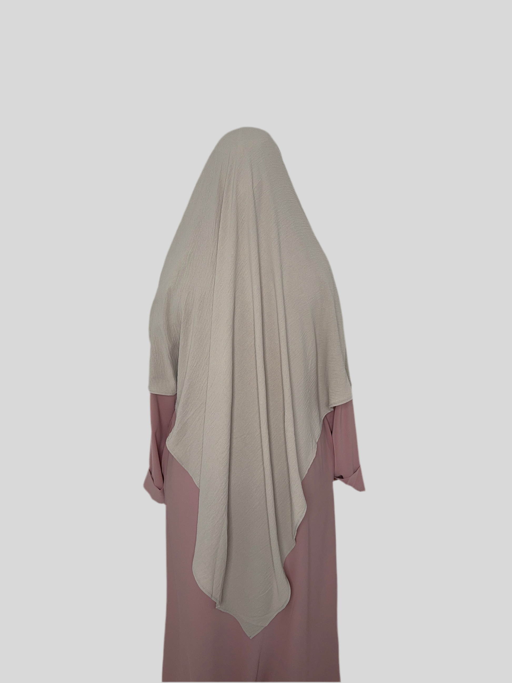 Baby Pink Abaya Madina - Modest Pink Abaya - Elegant Abaya Dress