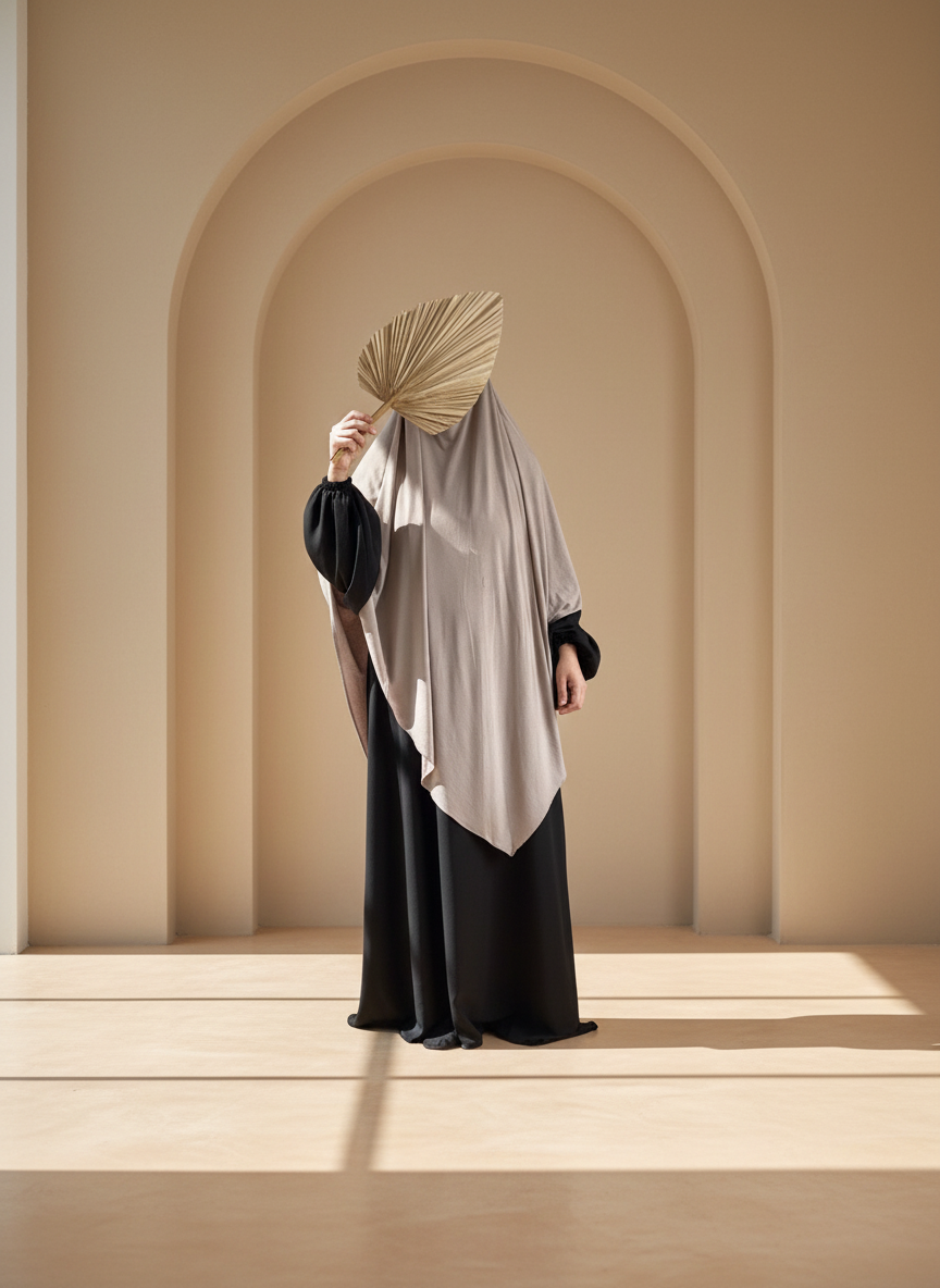 Maxi Bamboo jersey khimar