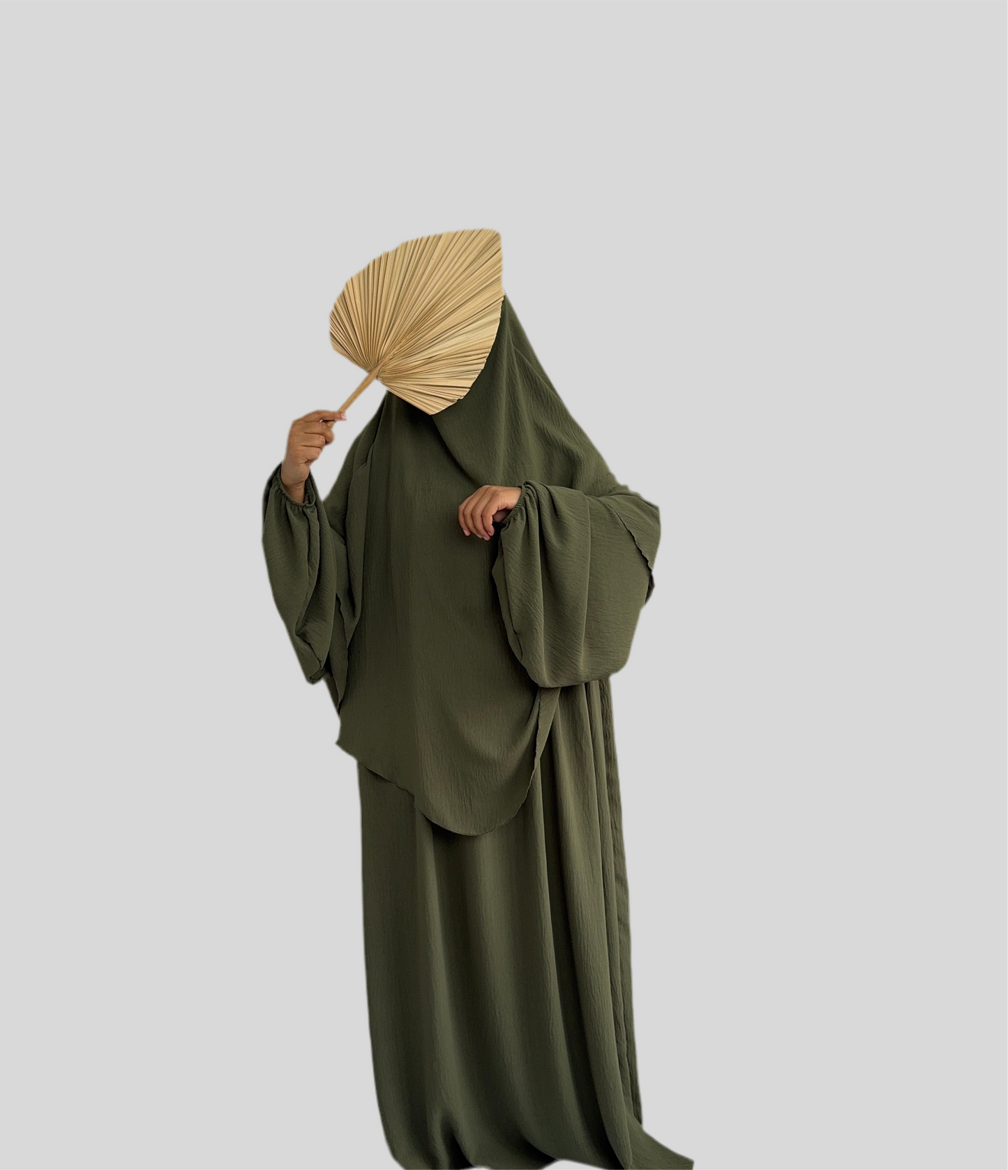 Kaki Abaya & Khimar Set ASSIYA