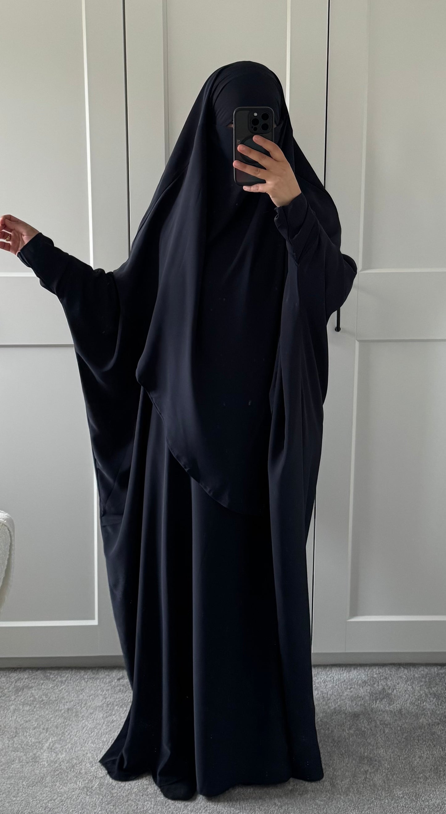 Abaya & Khimar Set KHADIJA(Madina Silk)