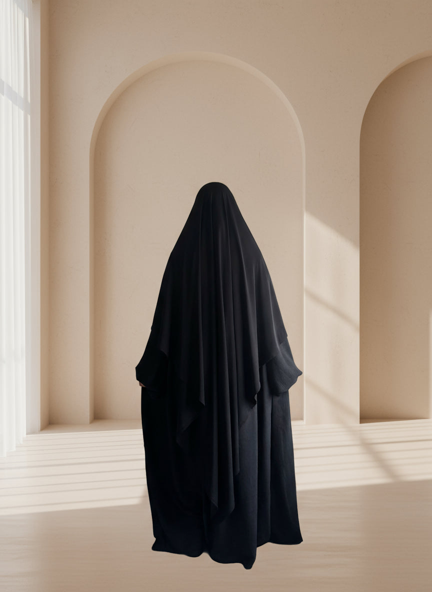 Maxi Jersey Khimar - Premium Khimar Hijab - Modest Jersey Khimar