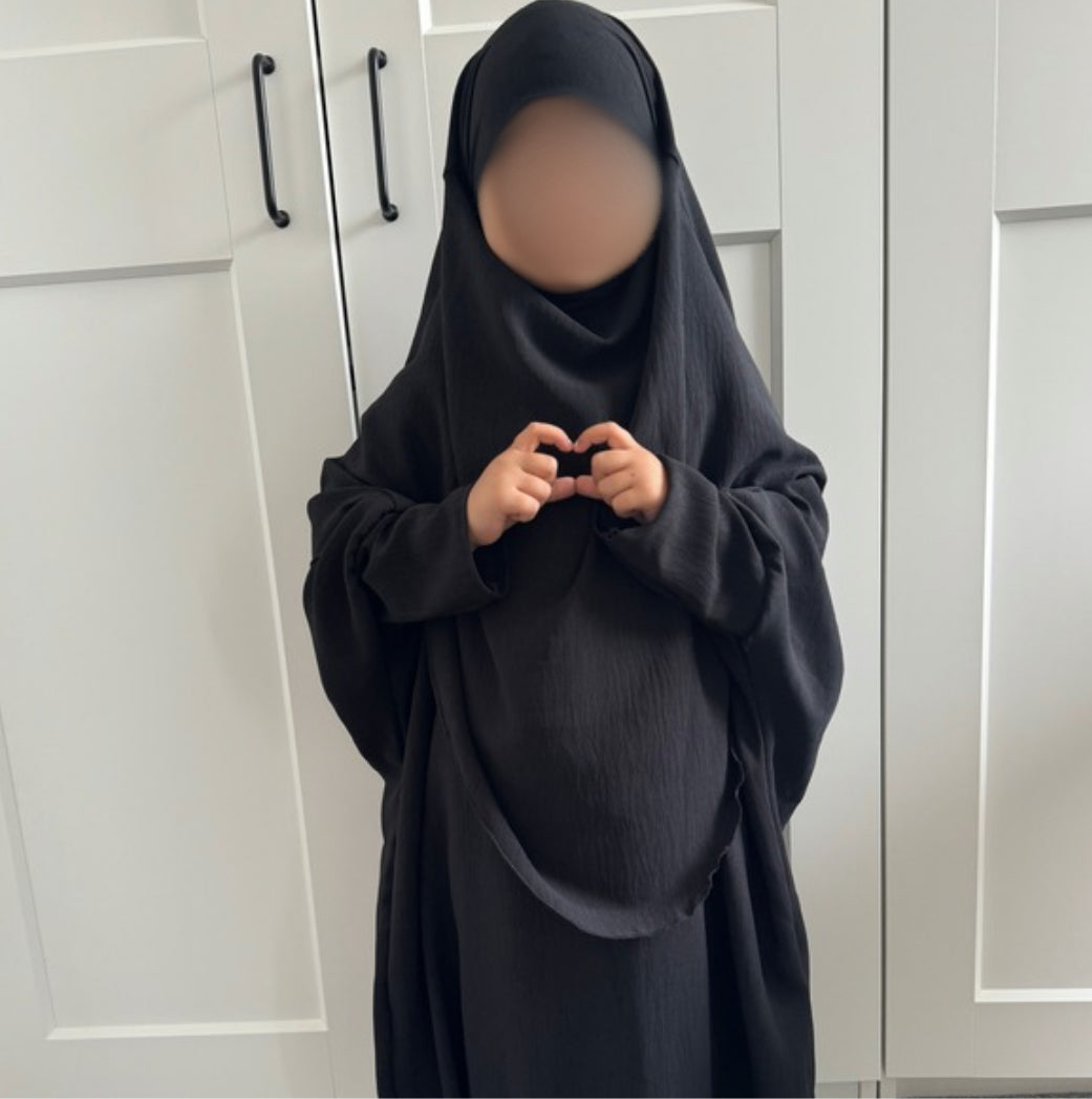 Abaya & Khimar Set KHADIJA - Jazz Abaya for Girls