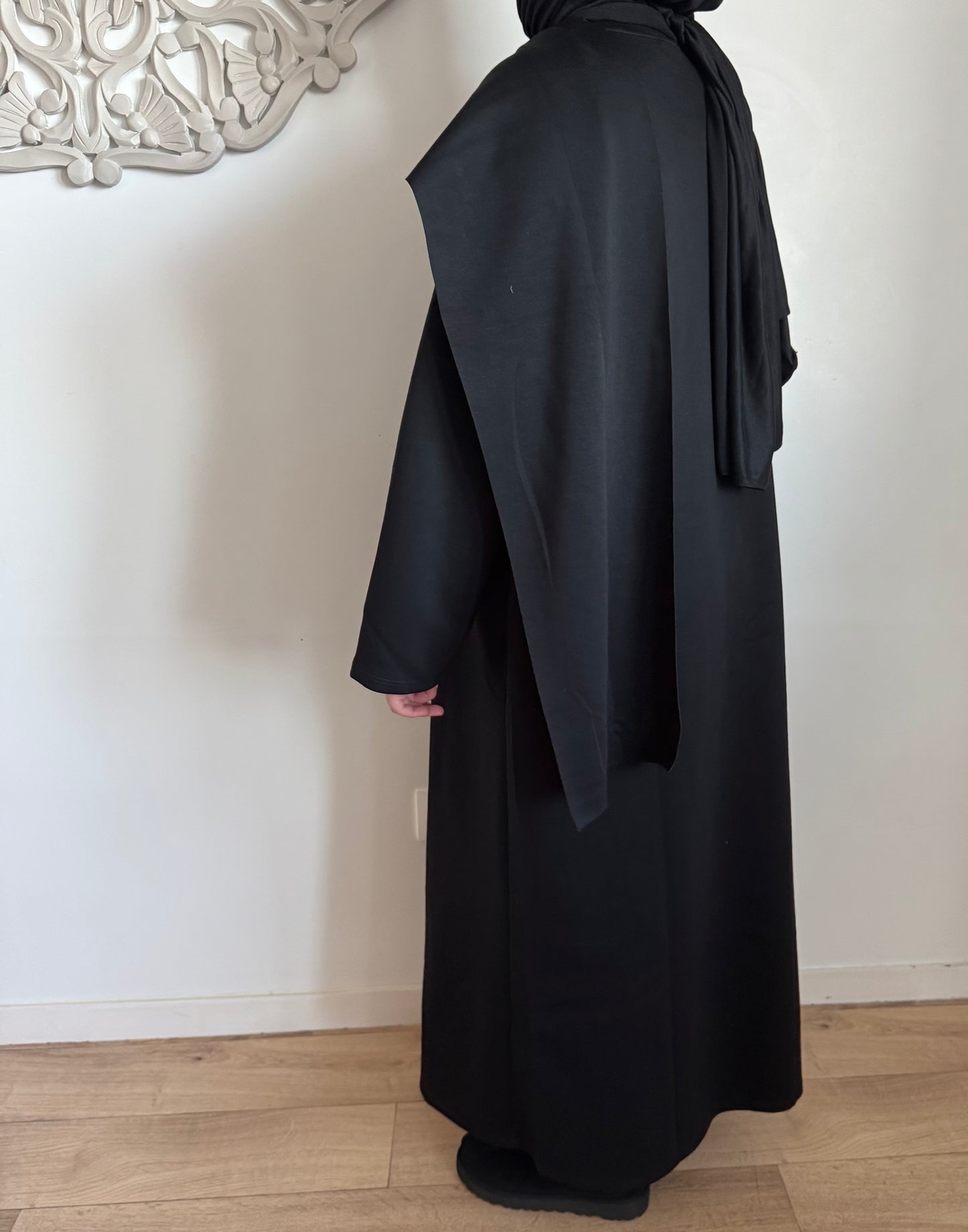 Abaya Cape winter Black