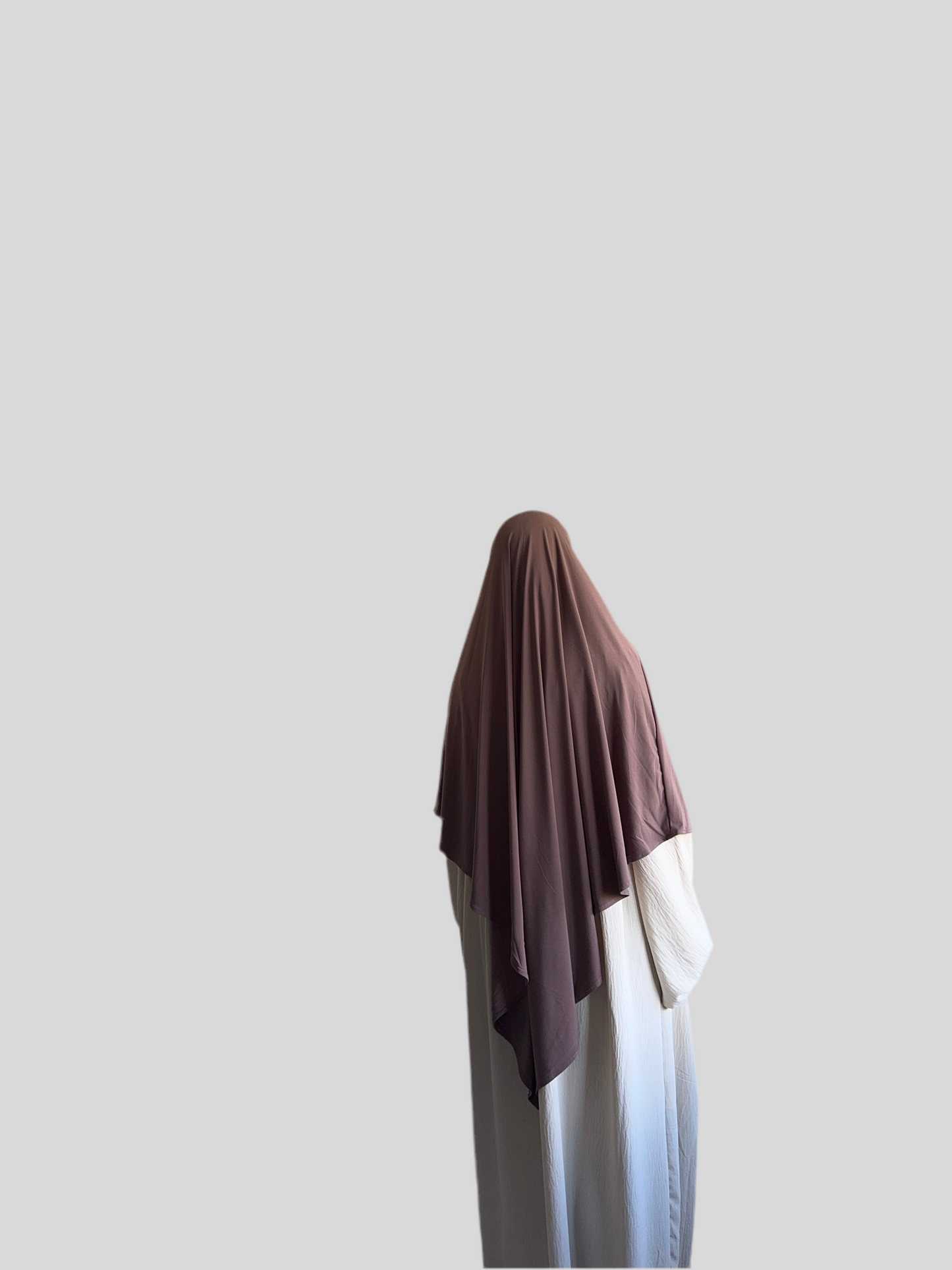 Regular Pinky mocha premium Jersey Khimar