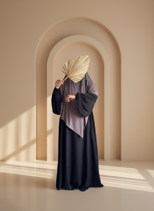 Aisha Silk Abaya – Medina Silk Abaya – Modest Silk Dress