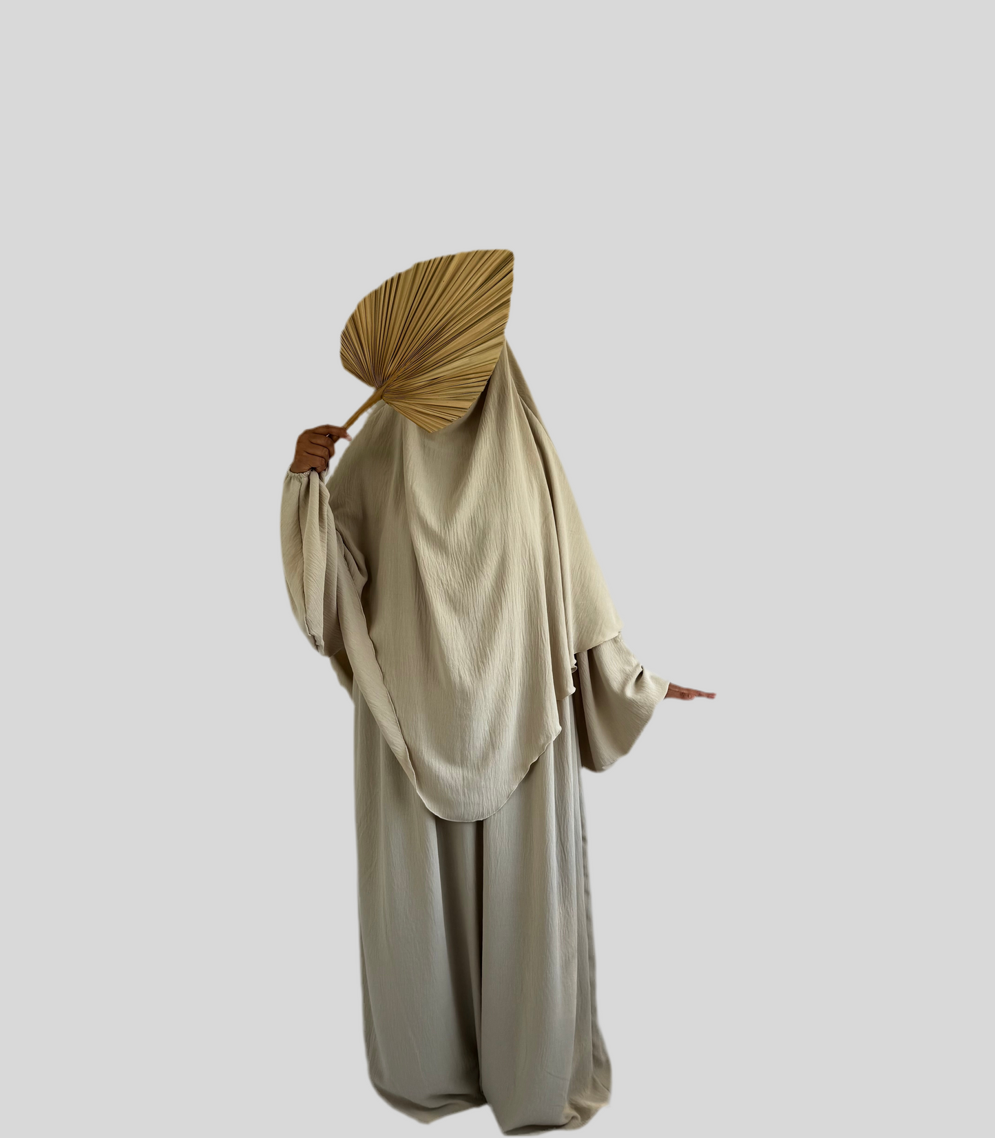 Cream Abaya & Khimar Set ASSIYA