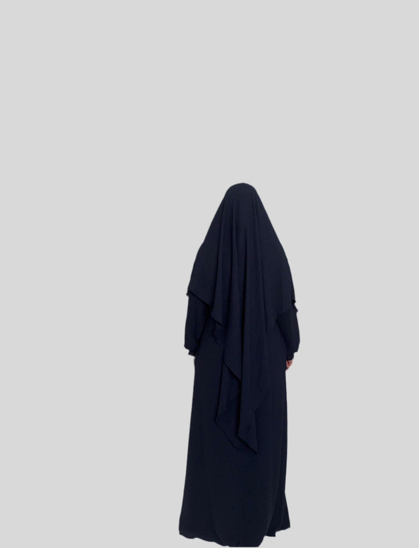 Navy Abaya & Khimar Set Mariya