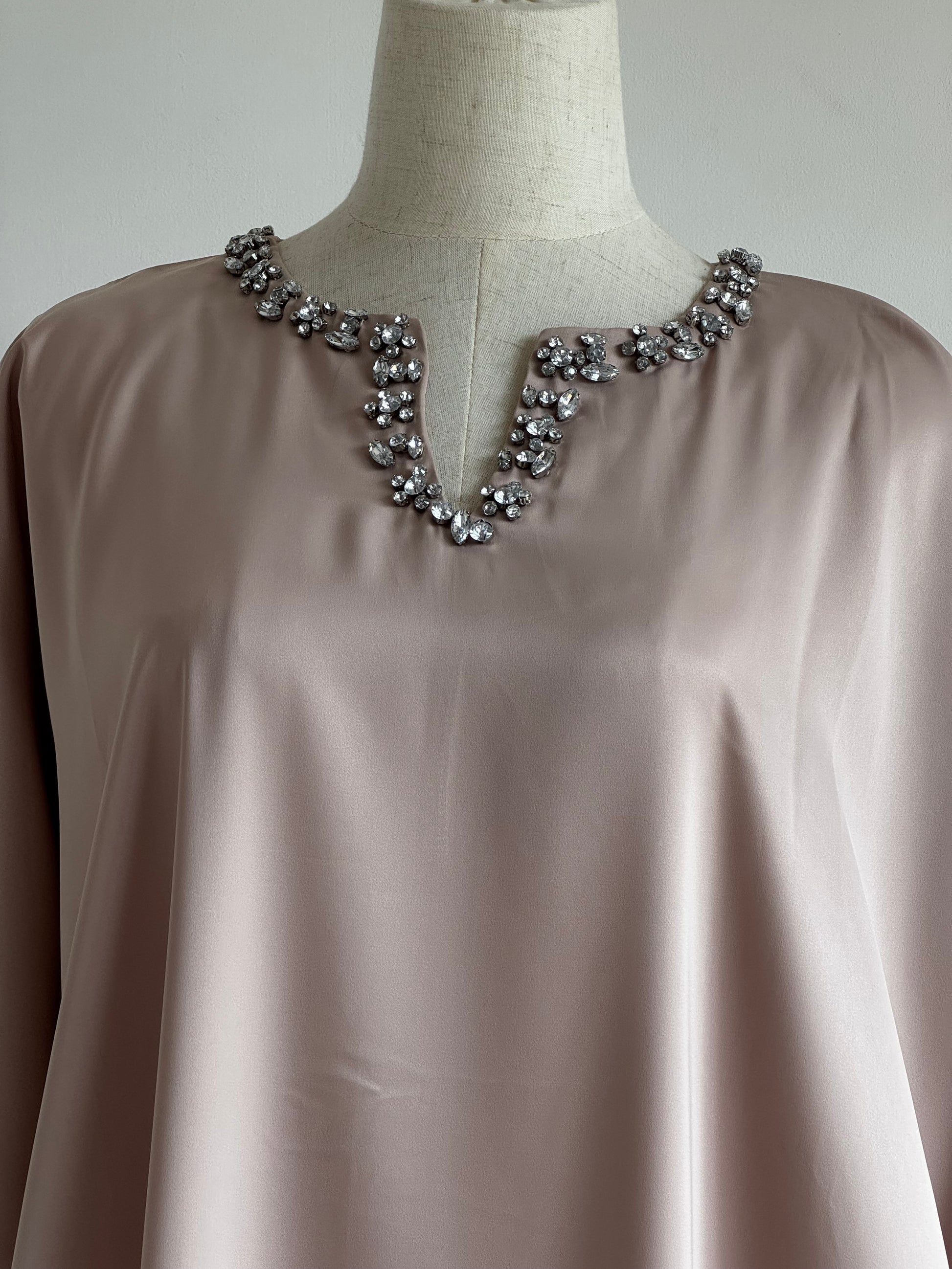 Pinky Champagne Abaya - Abaya ALYA Dress