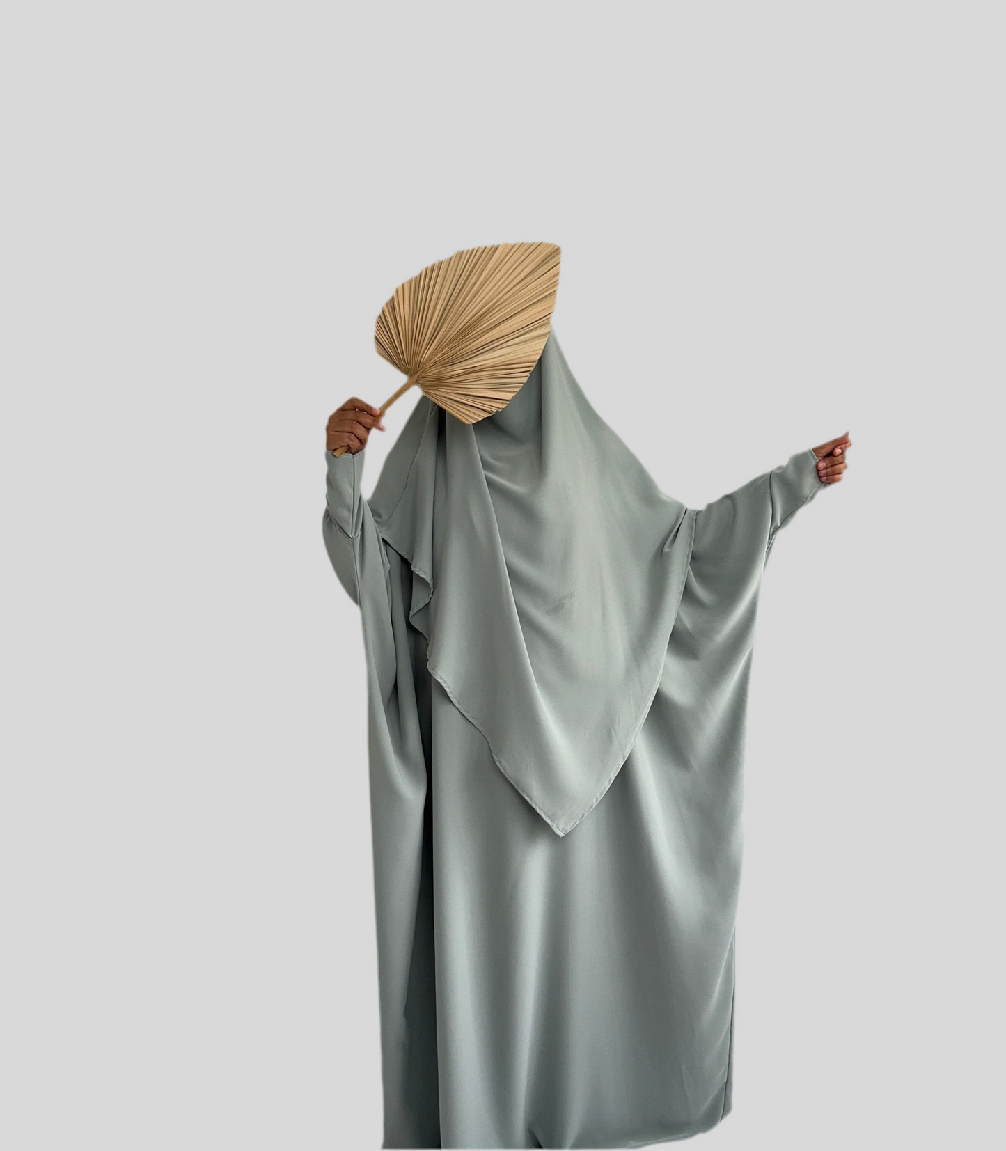 Waterblue Abaya & Khimar Set KHADIJA(Madina Silk)