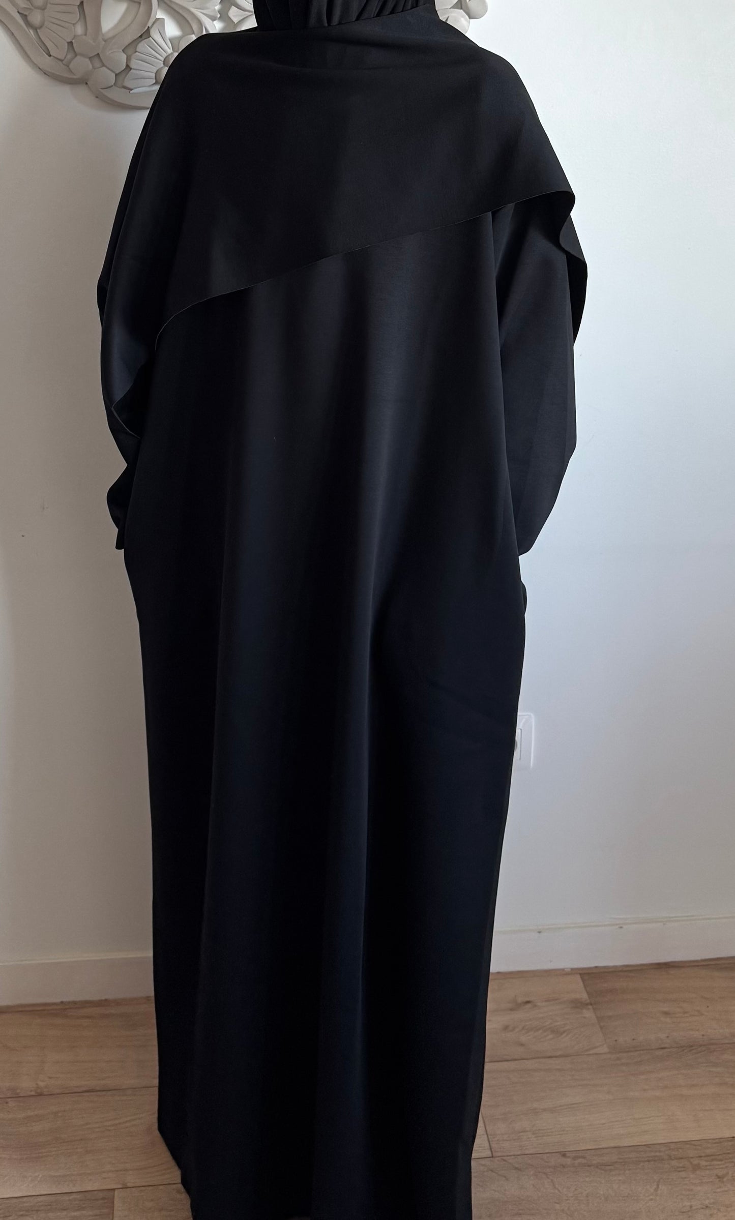 Abaya Cape winter Black