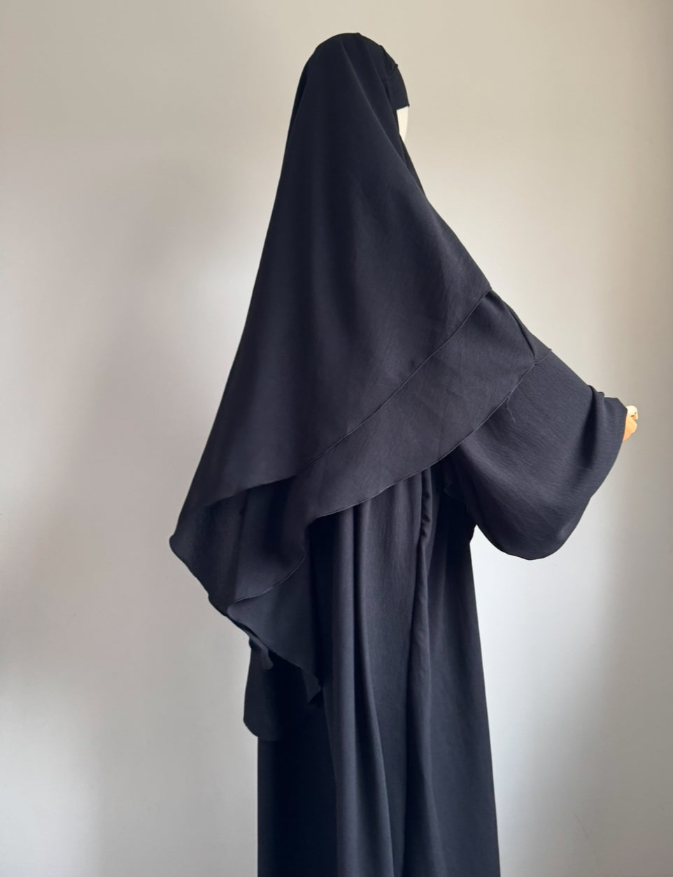 Black Abaya & Khimar Set ASSIYA