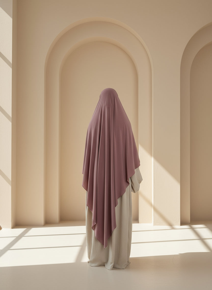 Maxi Jersey Khimar - Premium Khimar Hijab - Modest Jersey Khimar