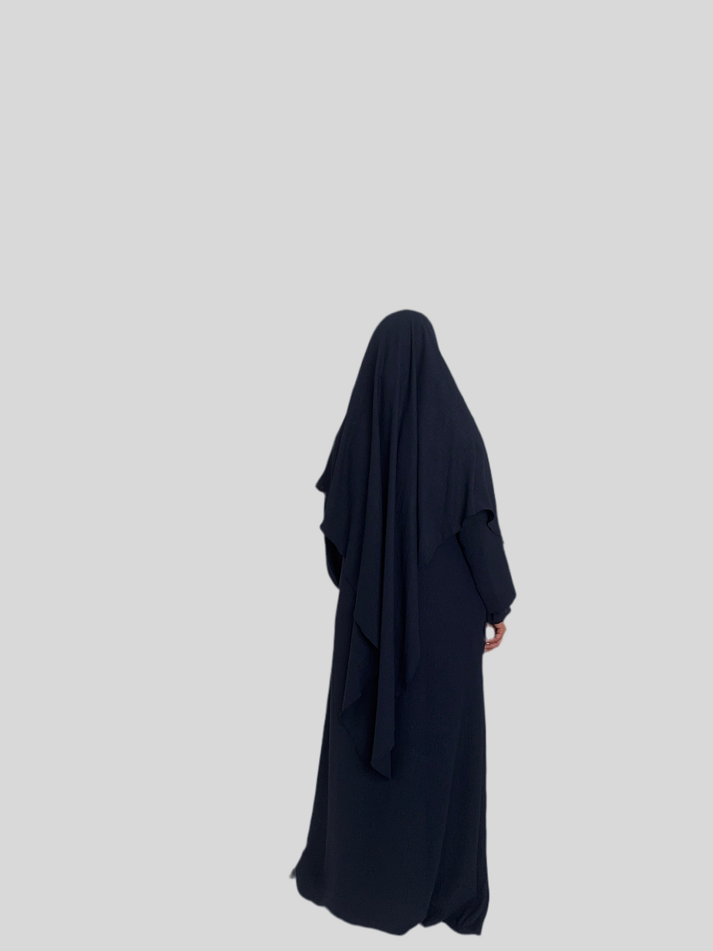 Navy Abaya & Khimar Set Mariya