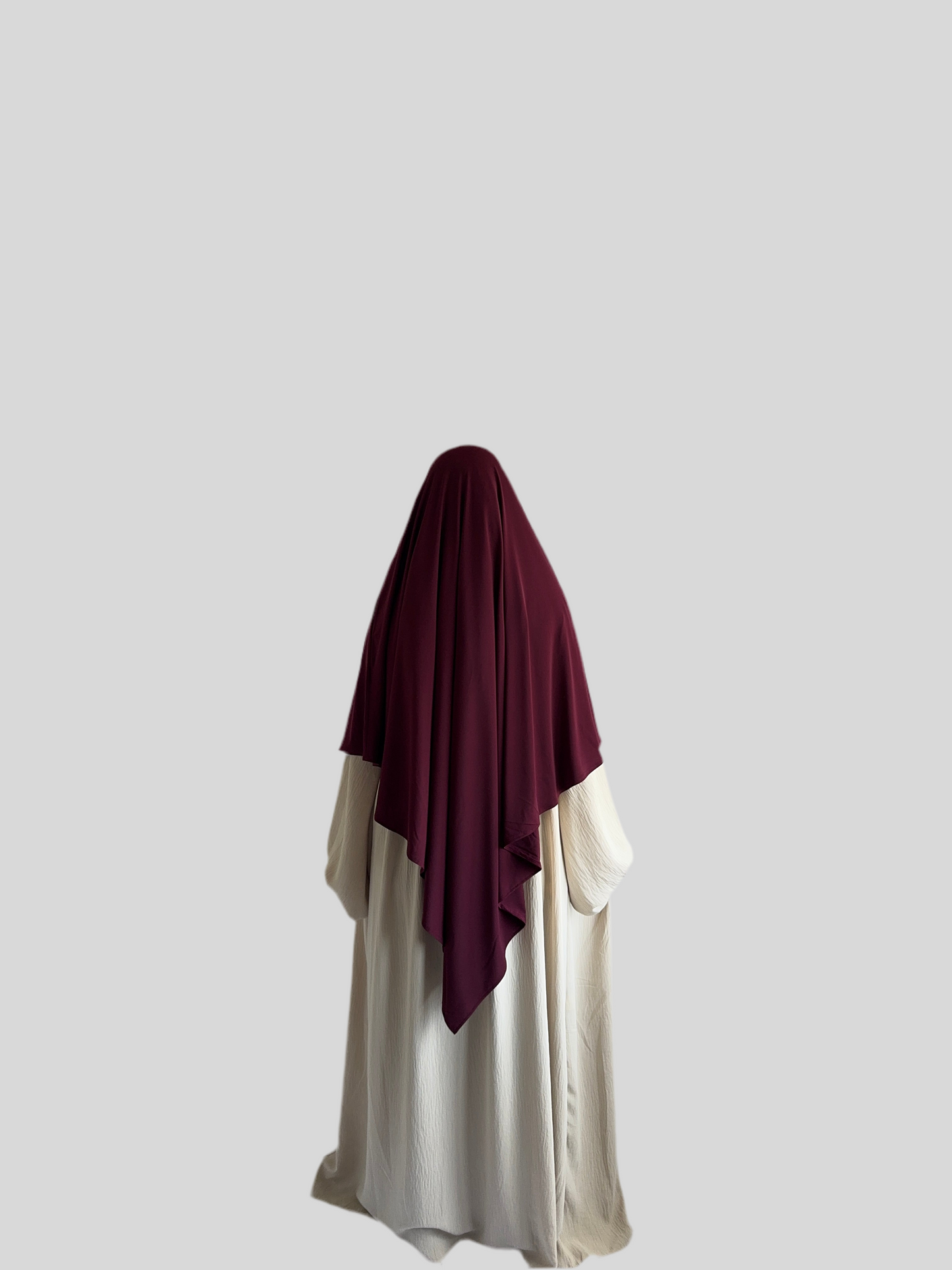 Regular Premium Jersey Khimar burgundy