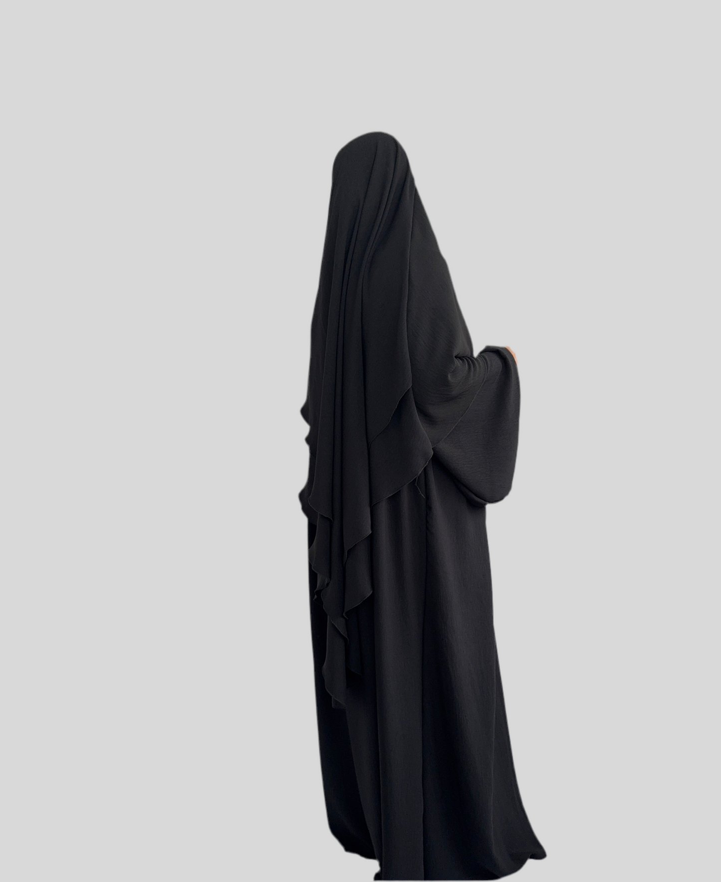 Black Abaya & Khimar Set ASSIYA