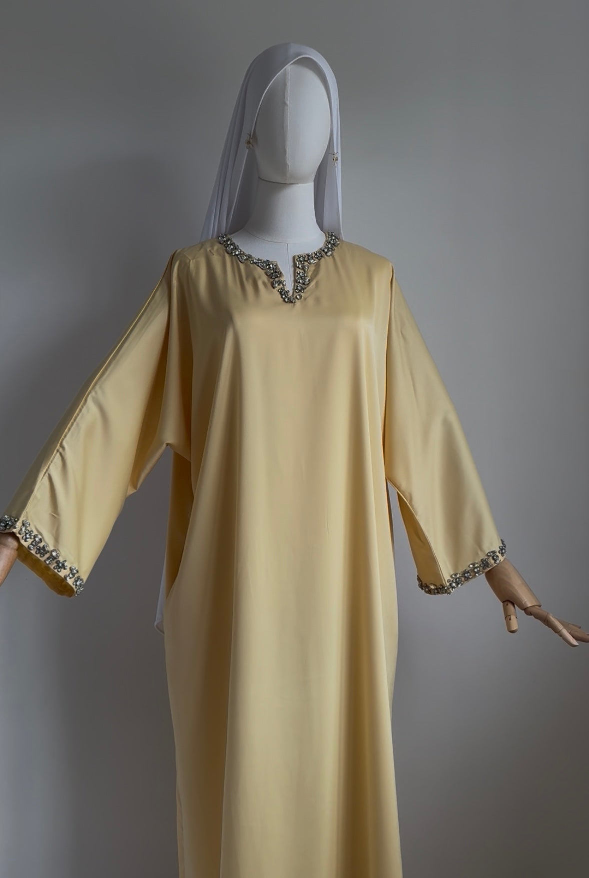 Yellow Elegant Abaya ALYA