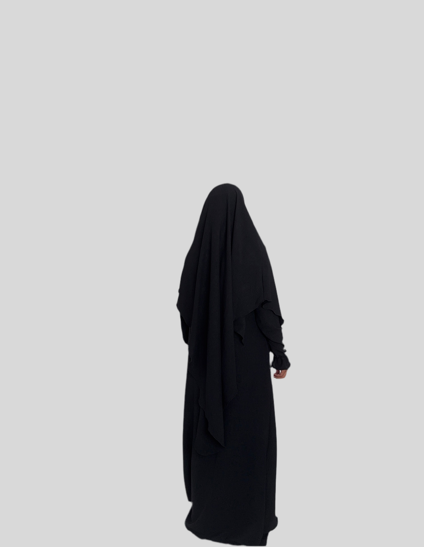 Black Abaya & Khimar Set Mariya