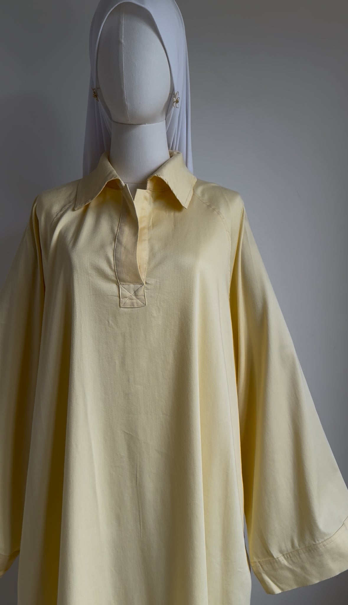 Yellow abaya Jasminah