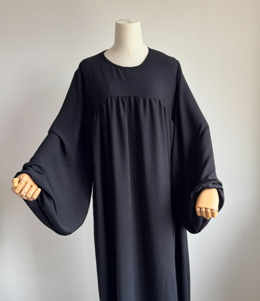 Black Abaya & Khimar Set ASSIYA