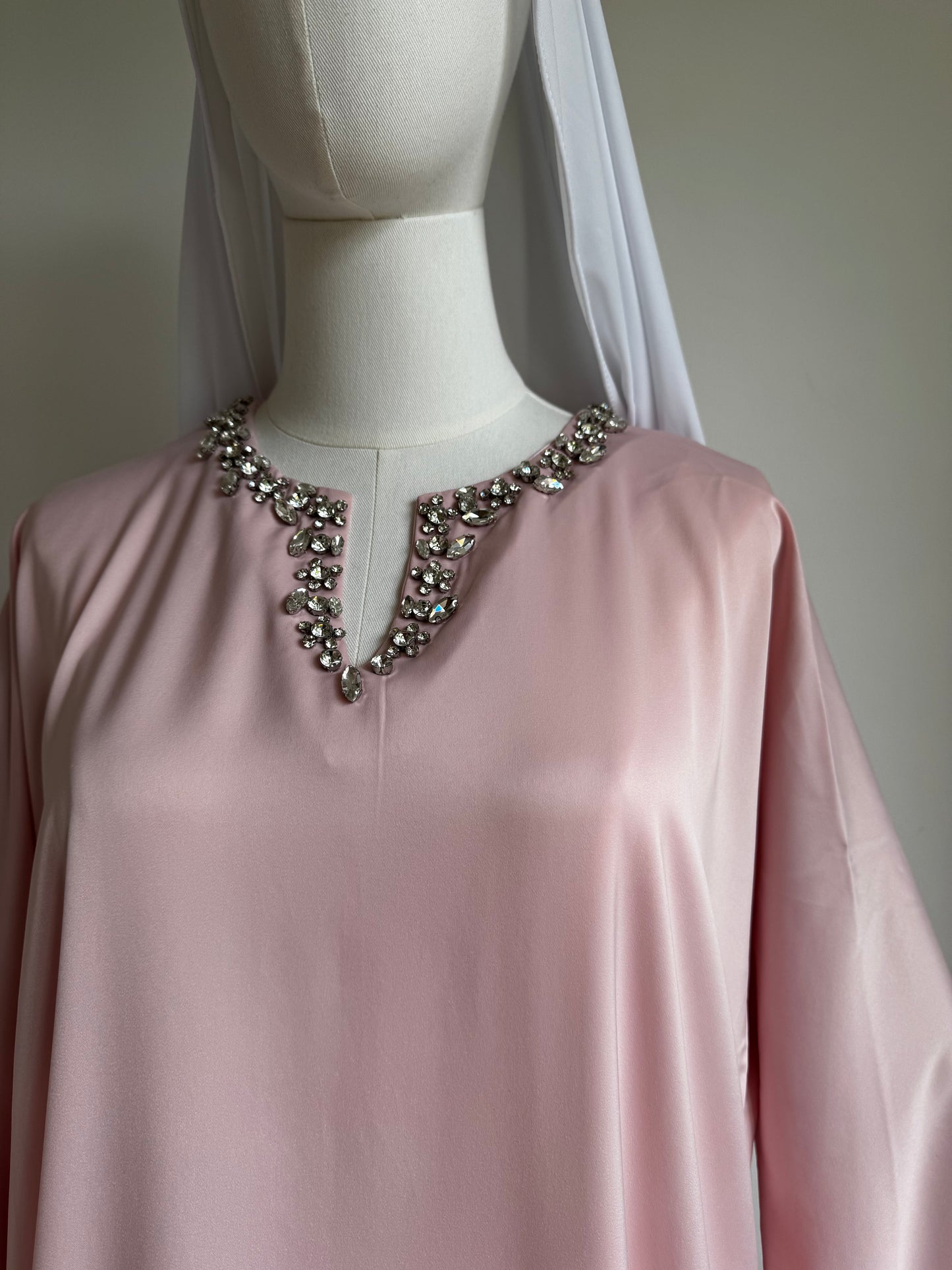 Pink Elegant Abaya ALYA