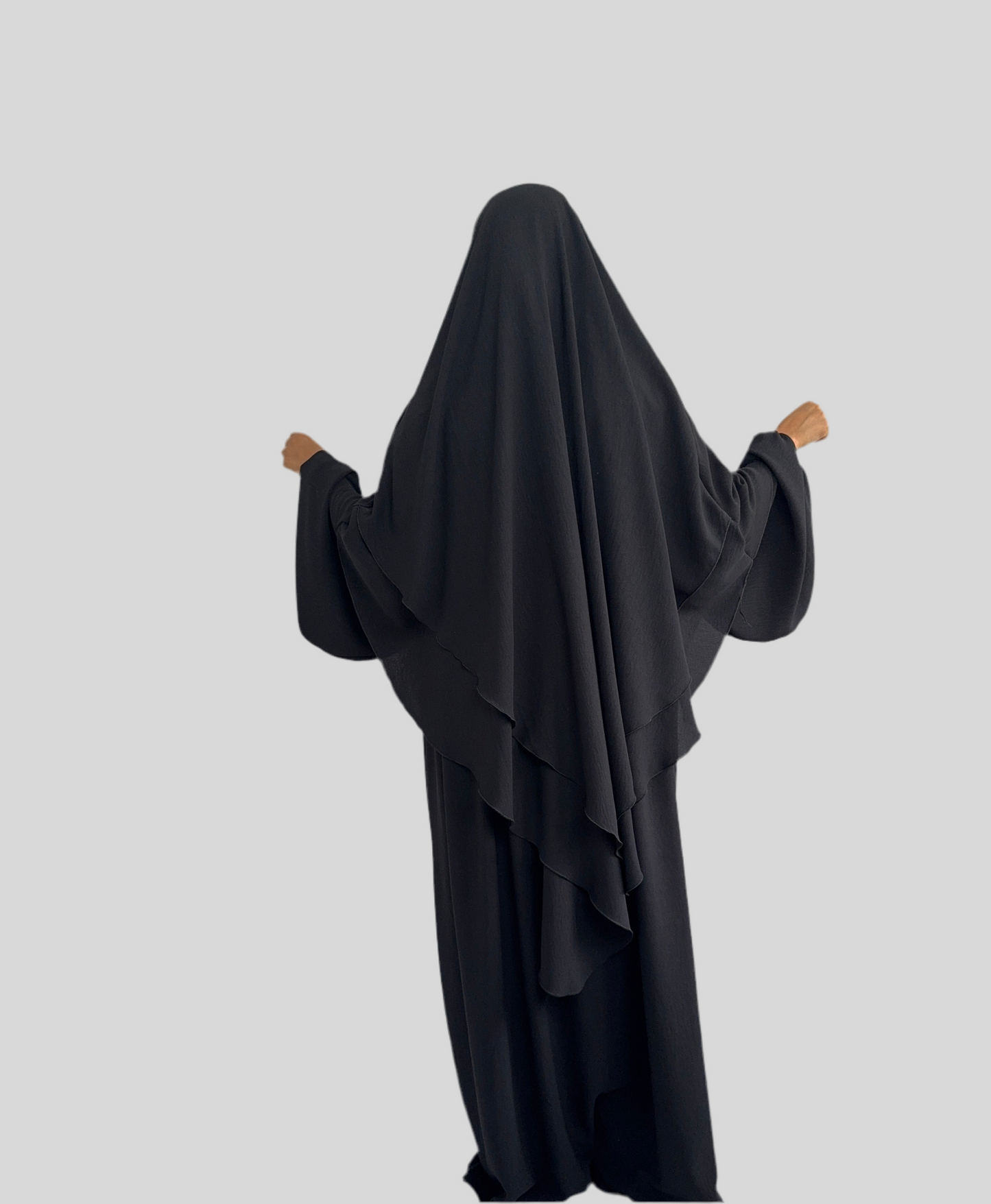 Black Abaya & Khimar Set ASSIYA