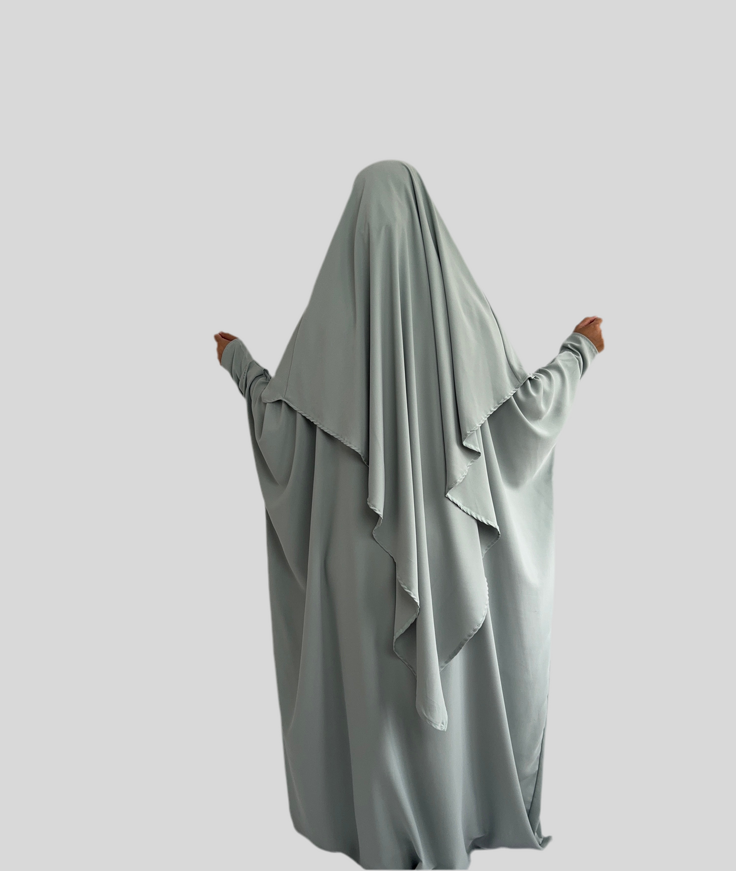 Waterblue Abaya & Khimar Set KHADIJA(Madina Silk)