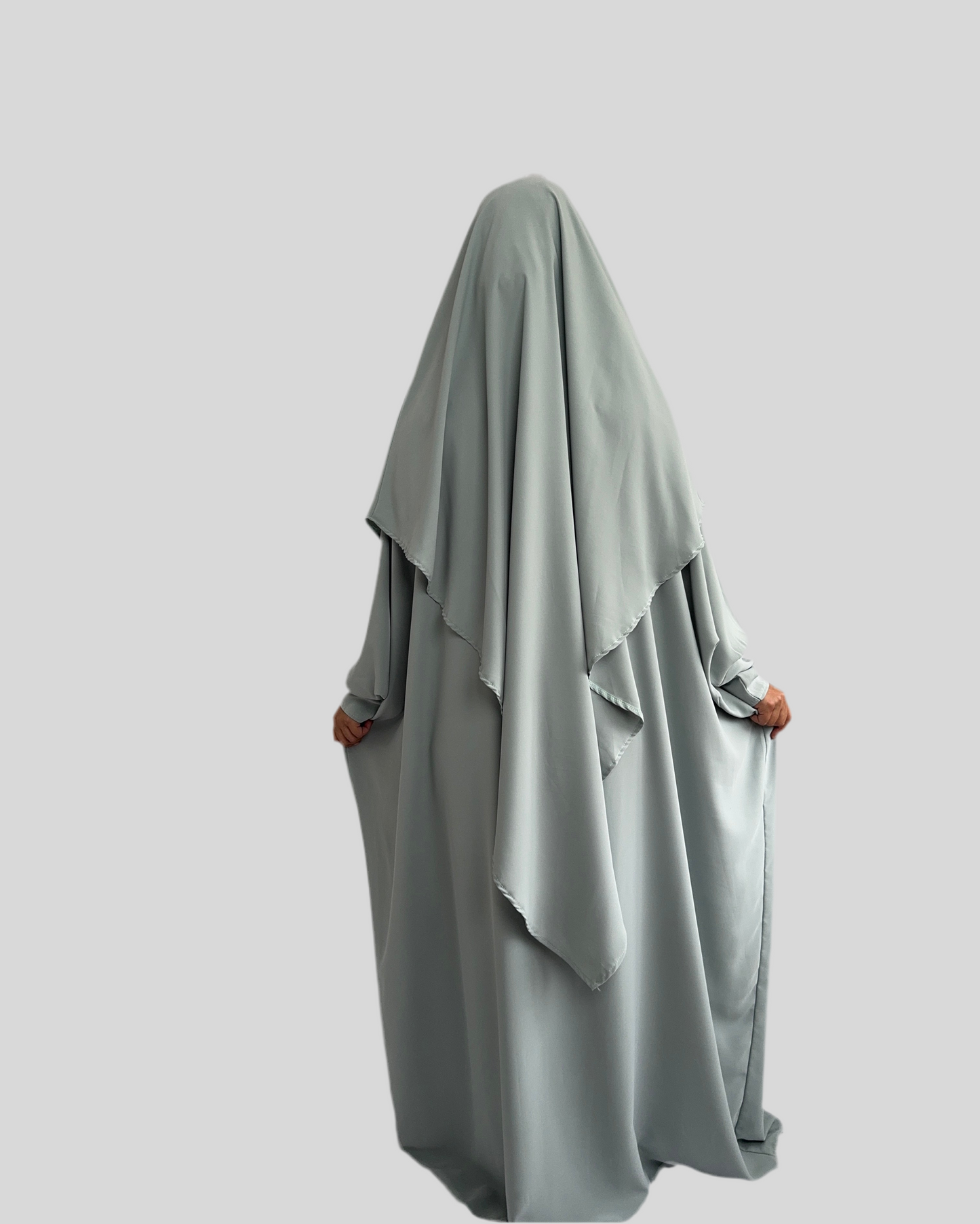 Waterblue Abaya & Khimar Set KHADIJA(Madina Silk)