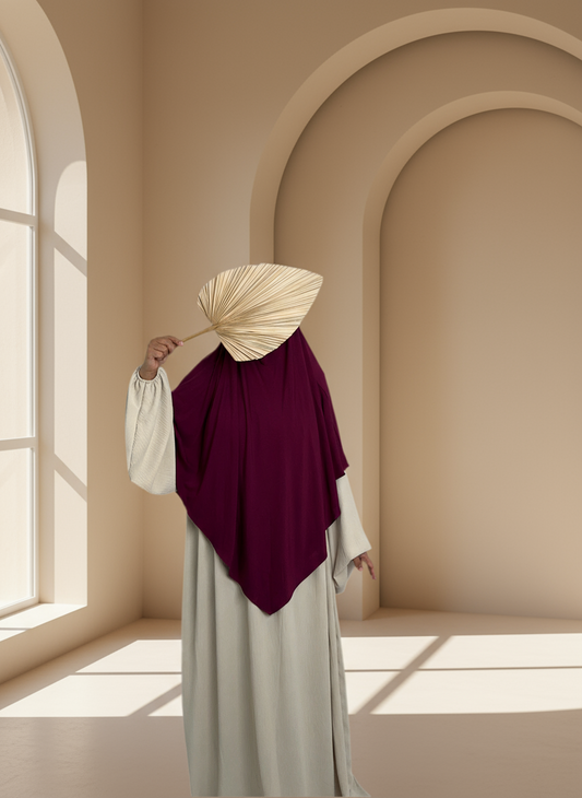 Bamboo Jersey Khimar - Soft Modest Hijab