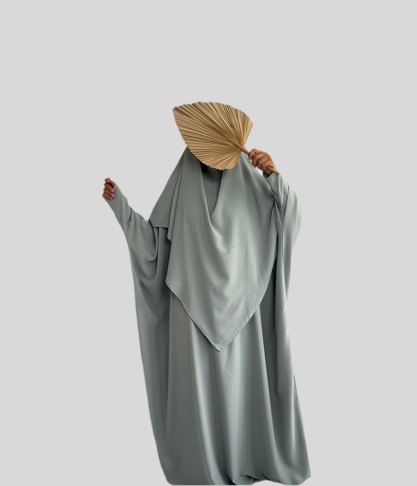 Waterblue Abaya & Khimar Set KHADIJA(Madina Silk)