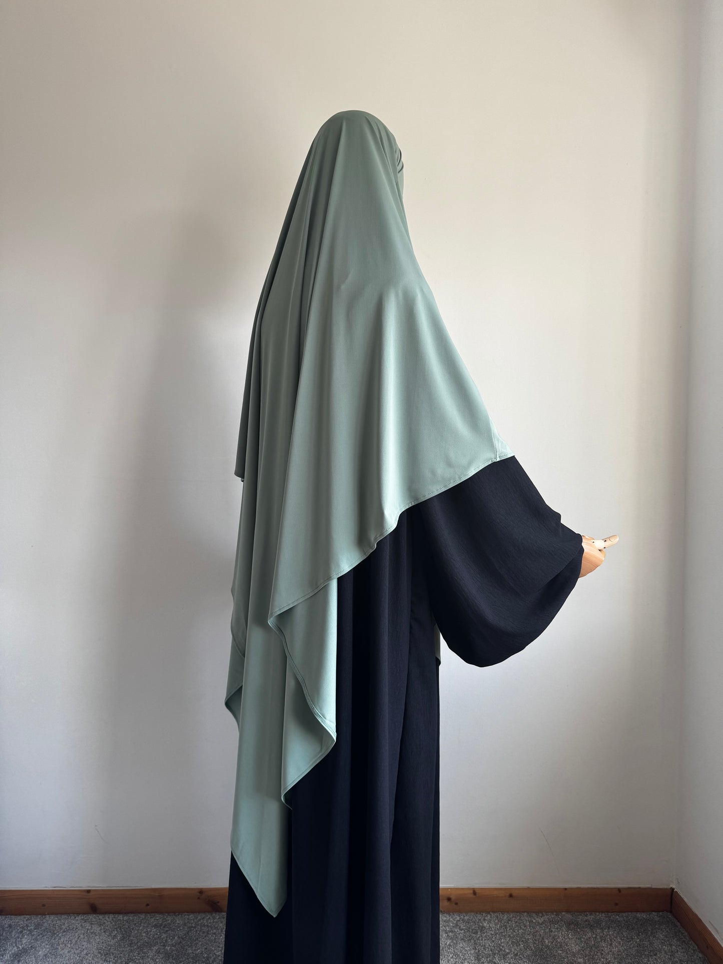 Maxi Mint Green Premium Jersey Khimar