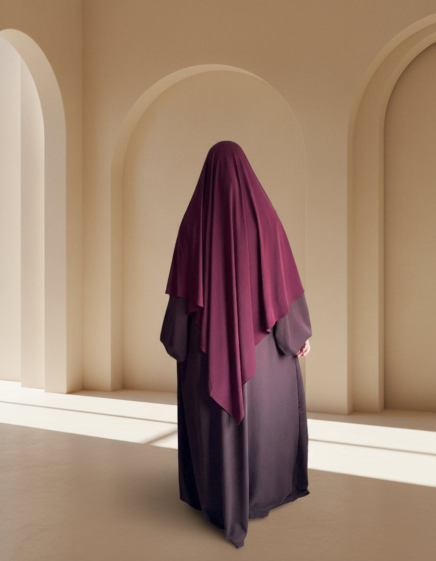 Chocolate Abaya Aisha – Balloon Sleeves Abaya – Modest Dress