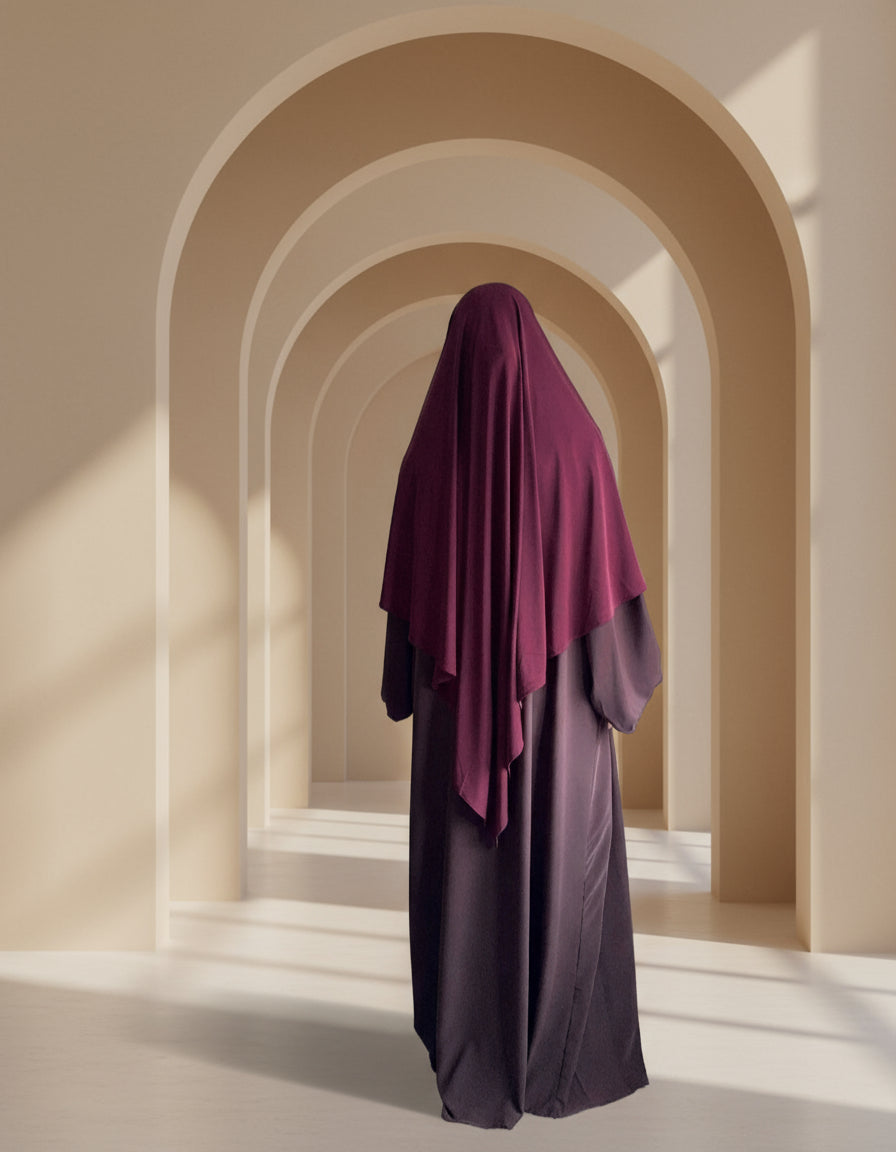 Chocolate Abaya Aisha – Balloon Sleeves Abaya – Modest Dress