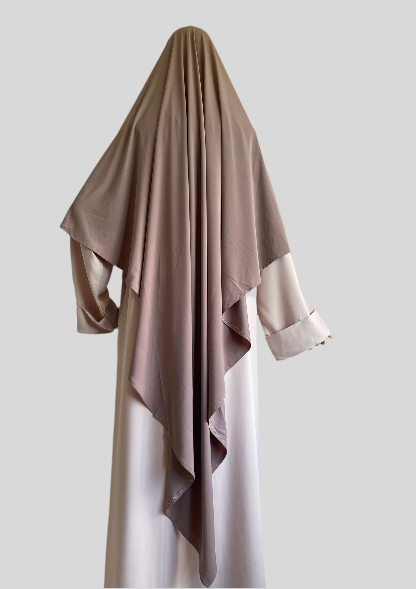 Maxi Pinky Taupe Premium Jersey Khimar