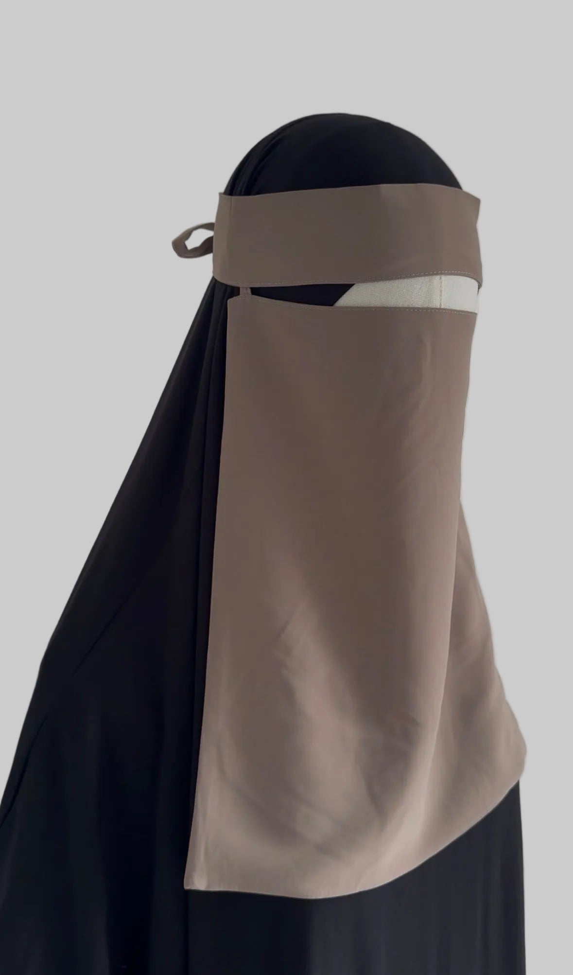 1 Layer Medina Silk Pull Down Niqab