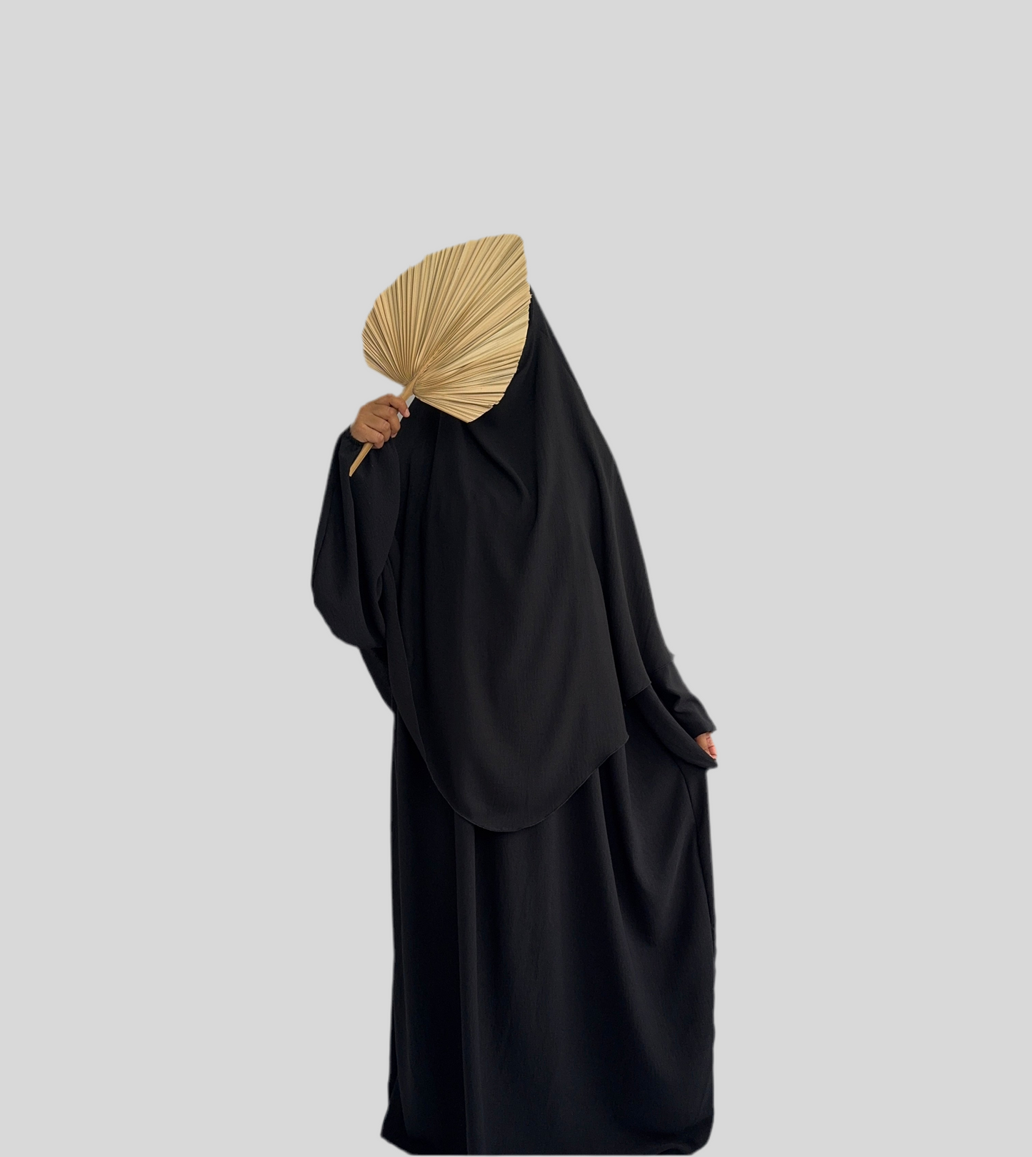 Black Abaya & Khimar Set ASSIYA
