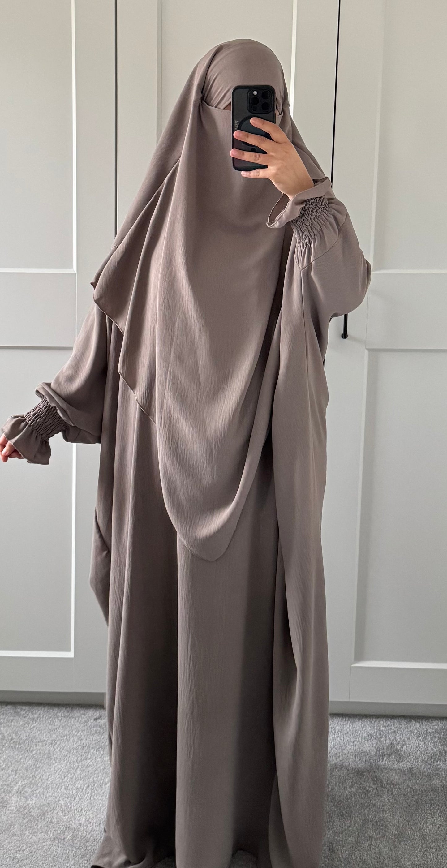 Abaya & Khimar 2 layers Set ZAINAB