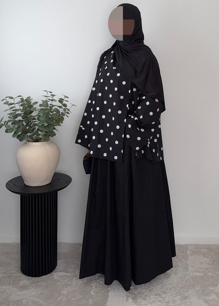 Modest Oversized Long Sleeve Blouse – 100% Cotton – Lightweight, Breathable &amp; Comfortable
