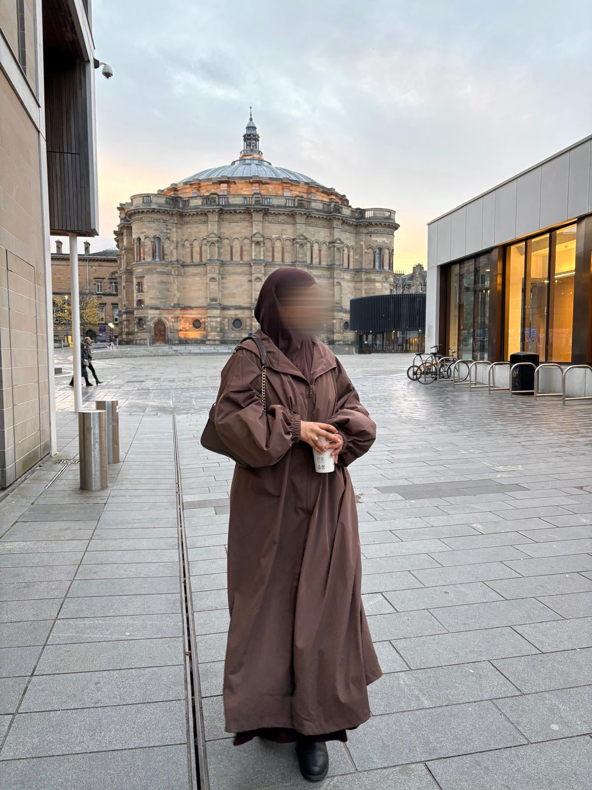 Brown Raincoat Abaya