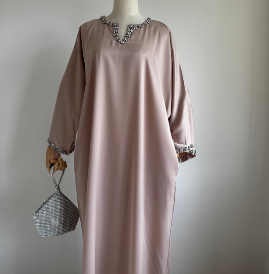 Pinky Champagne Abaya ALYA