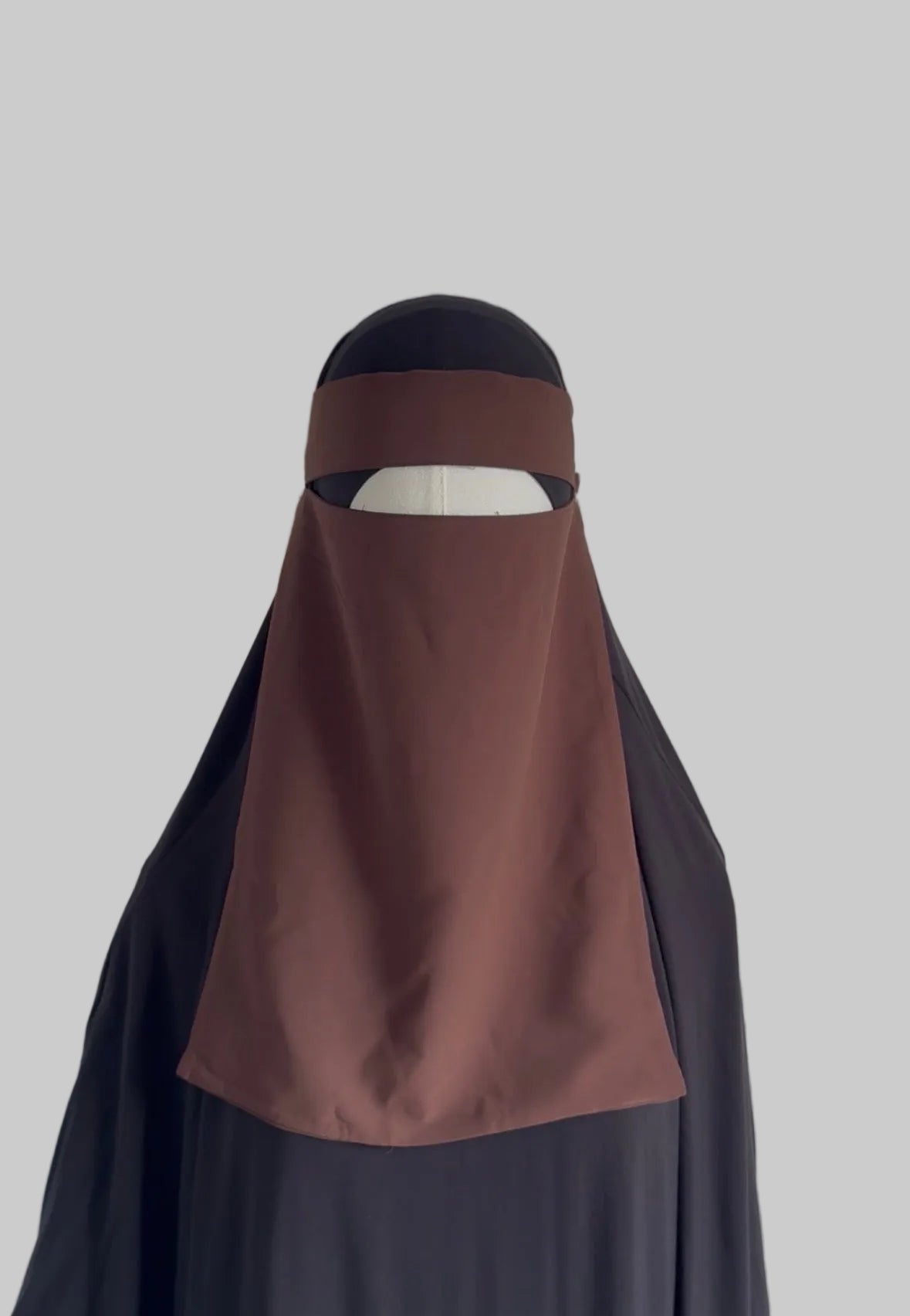 1 Layer Medina Silk Pull Down Niqab