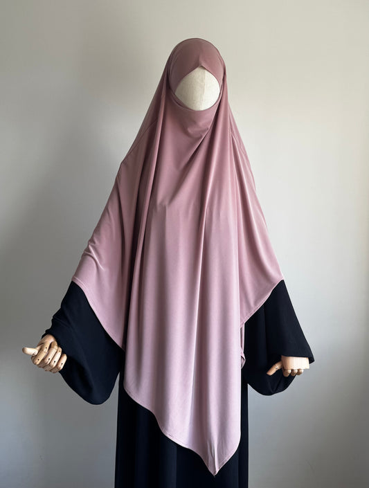 Maxi Pink Premium Jersey Khimar