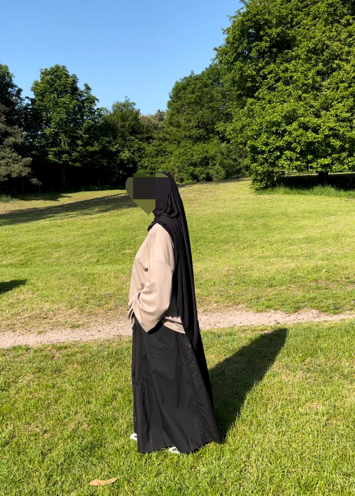 🌿 Bamboo Jersey Hijab XL – Soft, Breathable &amp; Effortlessly Modest
