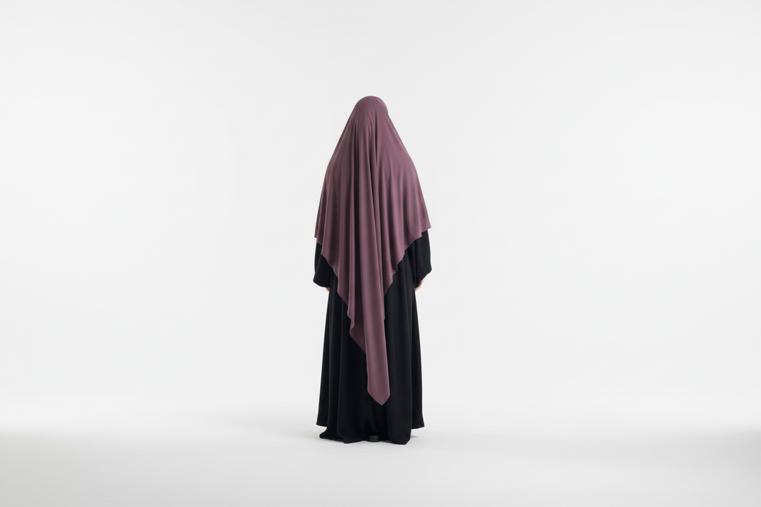 Maxi Bamboo Jersey Khimar – Full Coverage &amp; Flowy Comfort