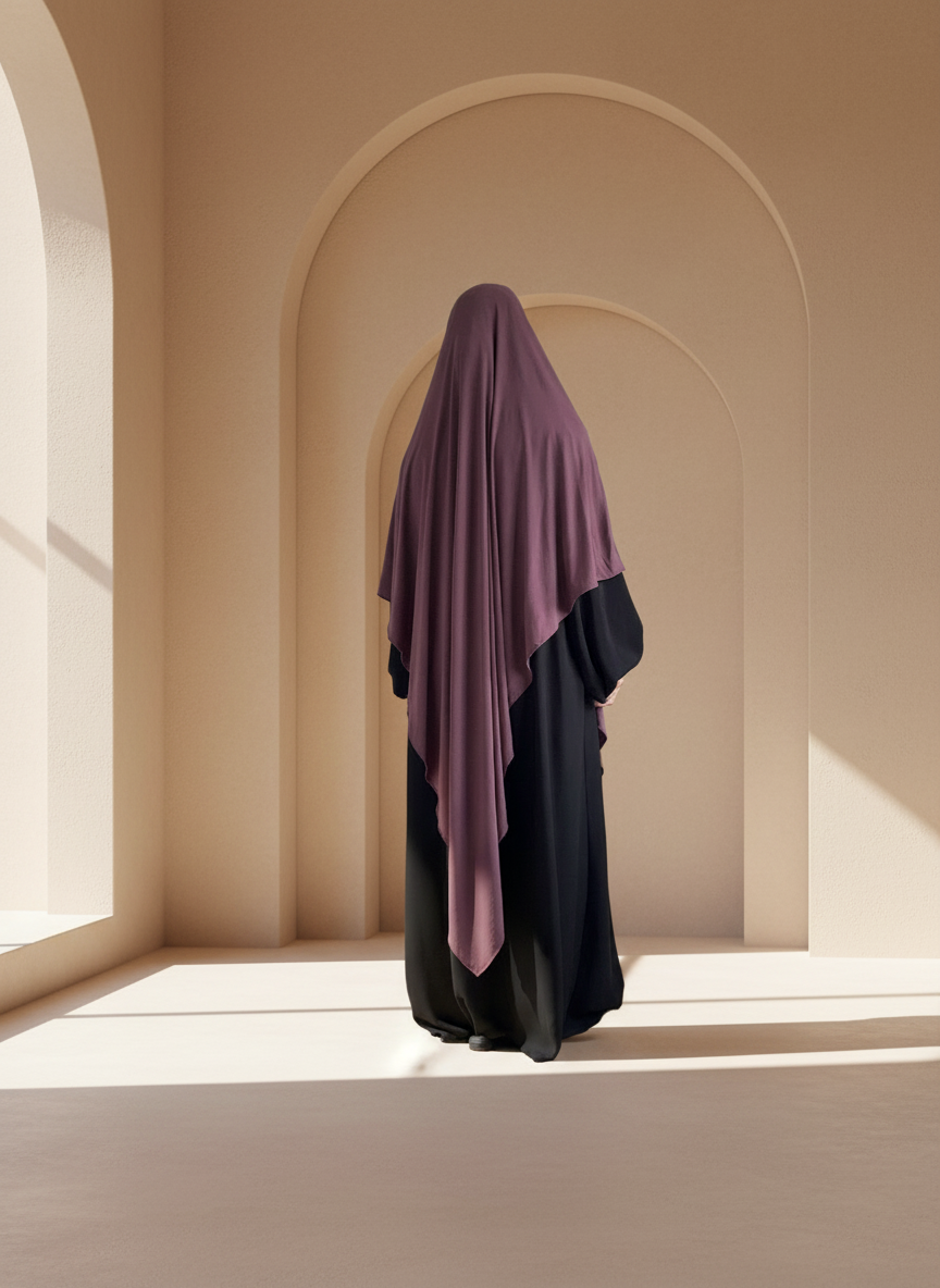 Maxi Bamboo jersey khimar