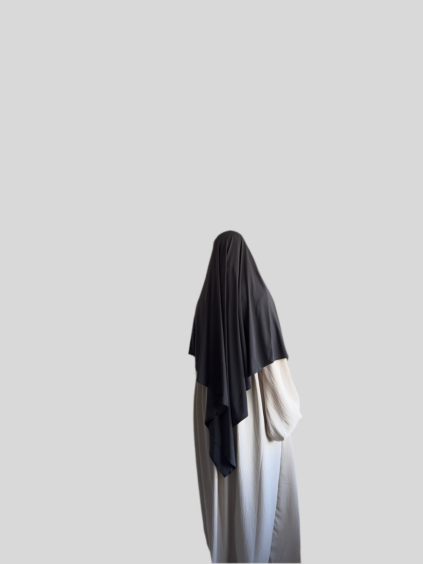 Regular Dark grey Premium Jersey Khimar