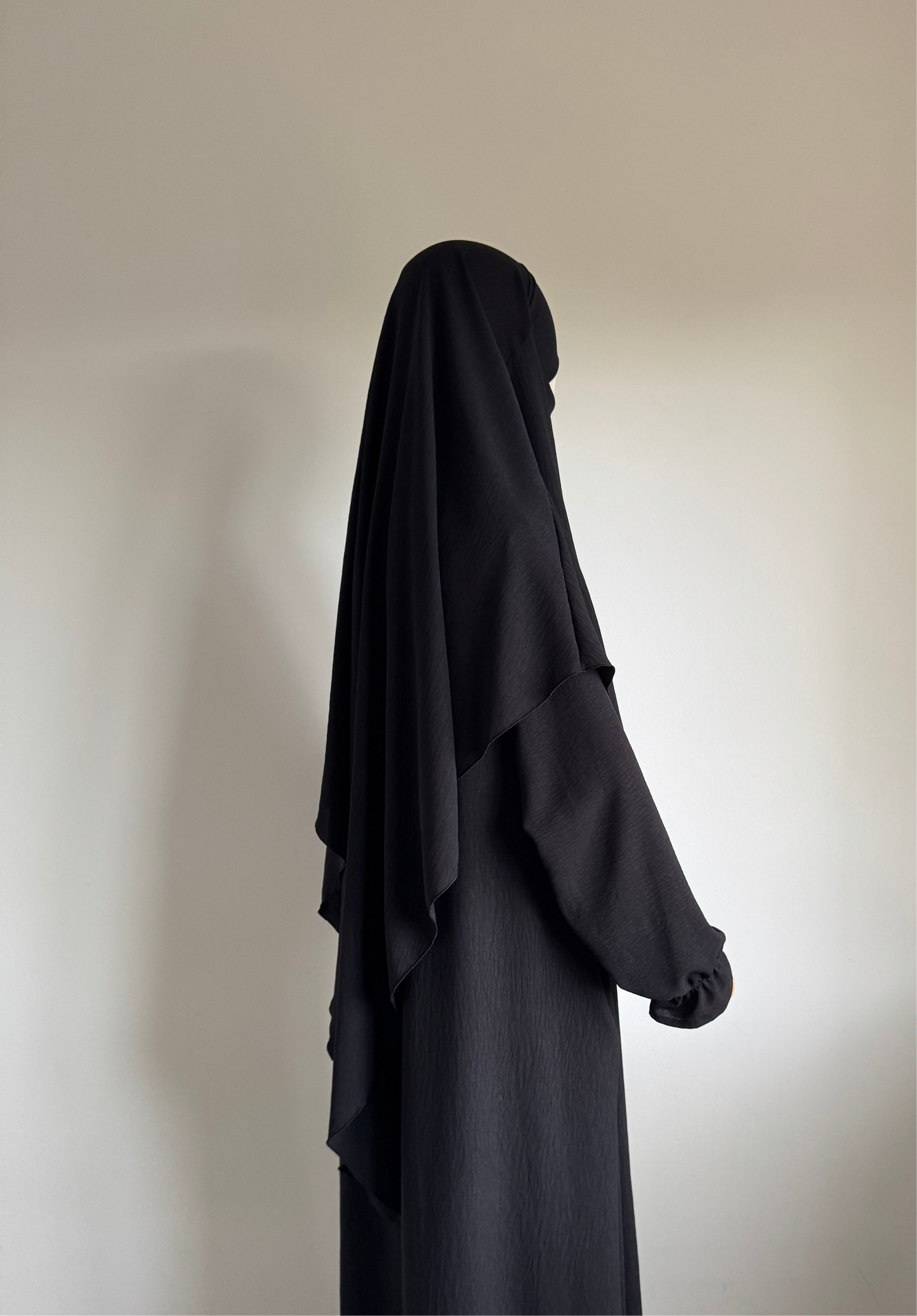 Black Abaya & Khimar Set Mariya