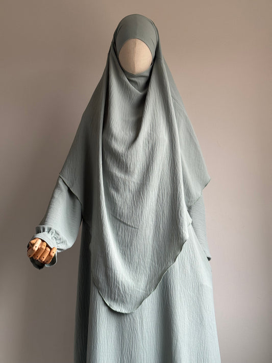Mint Abaya & Khimar Set Mariya