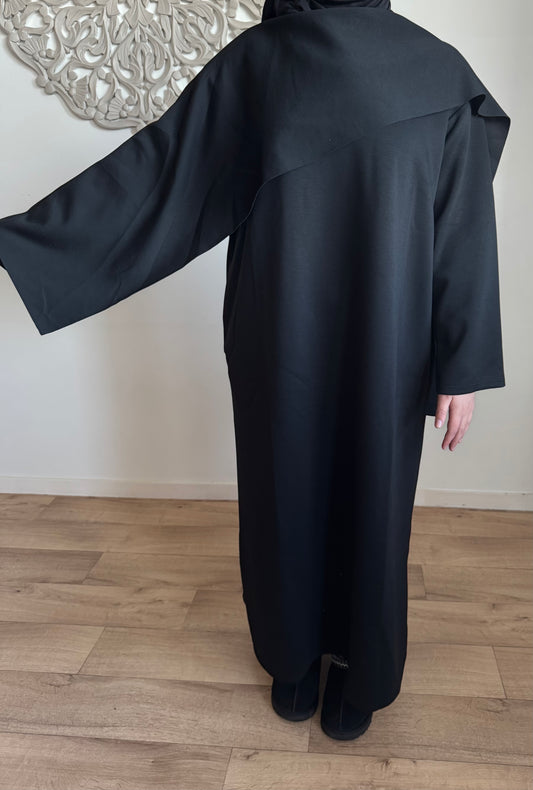 Abaya Cape winter Black