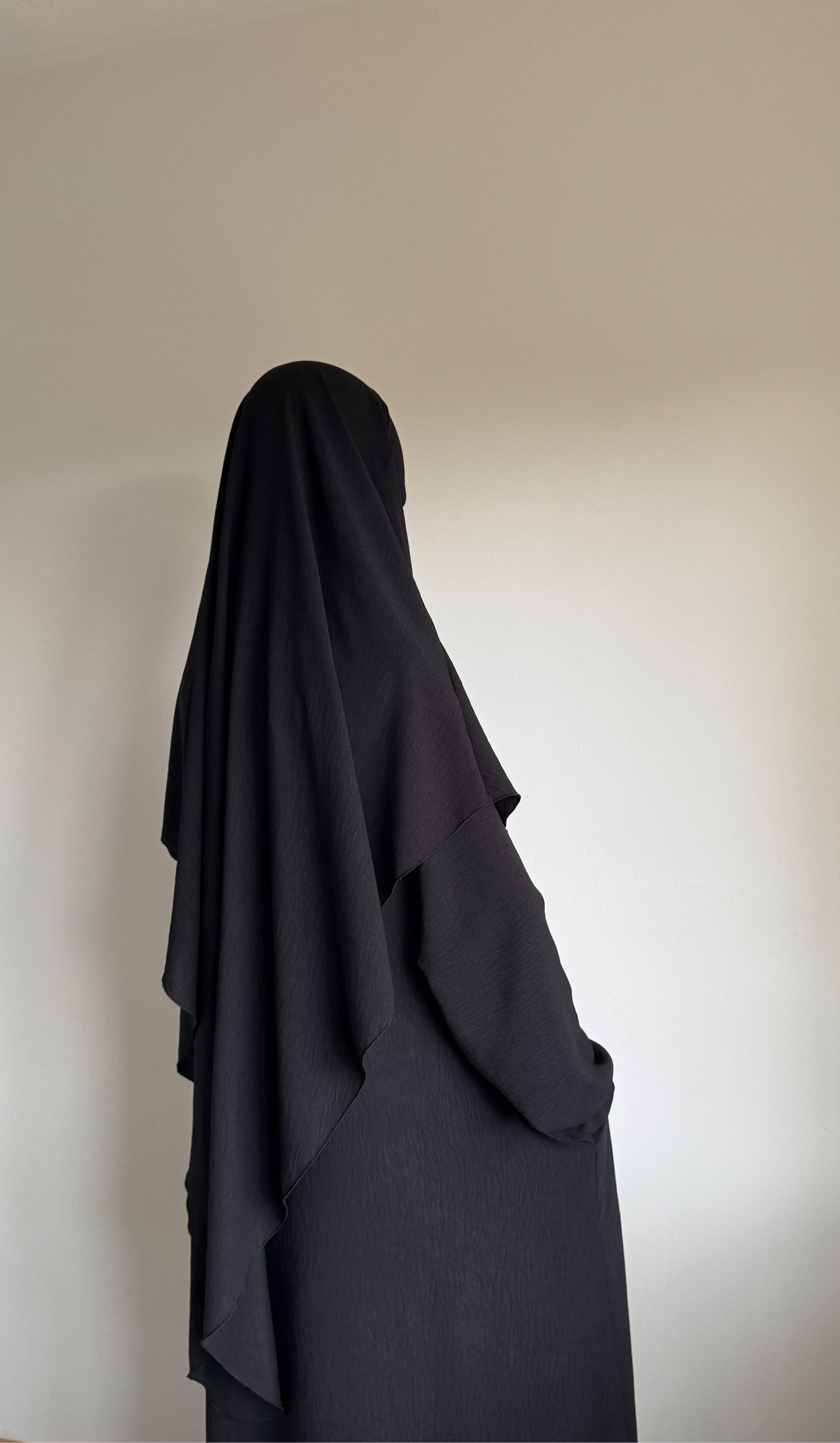 Black Abaya & Khimar Set Mariya