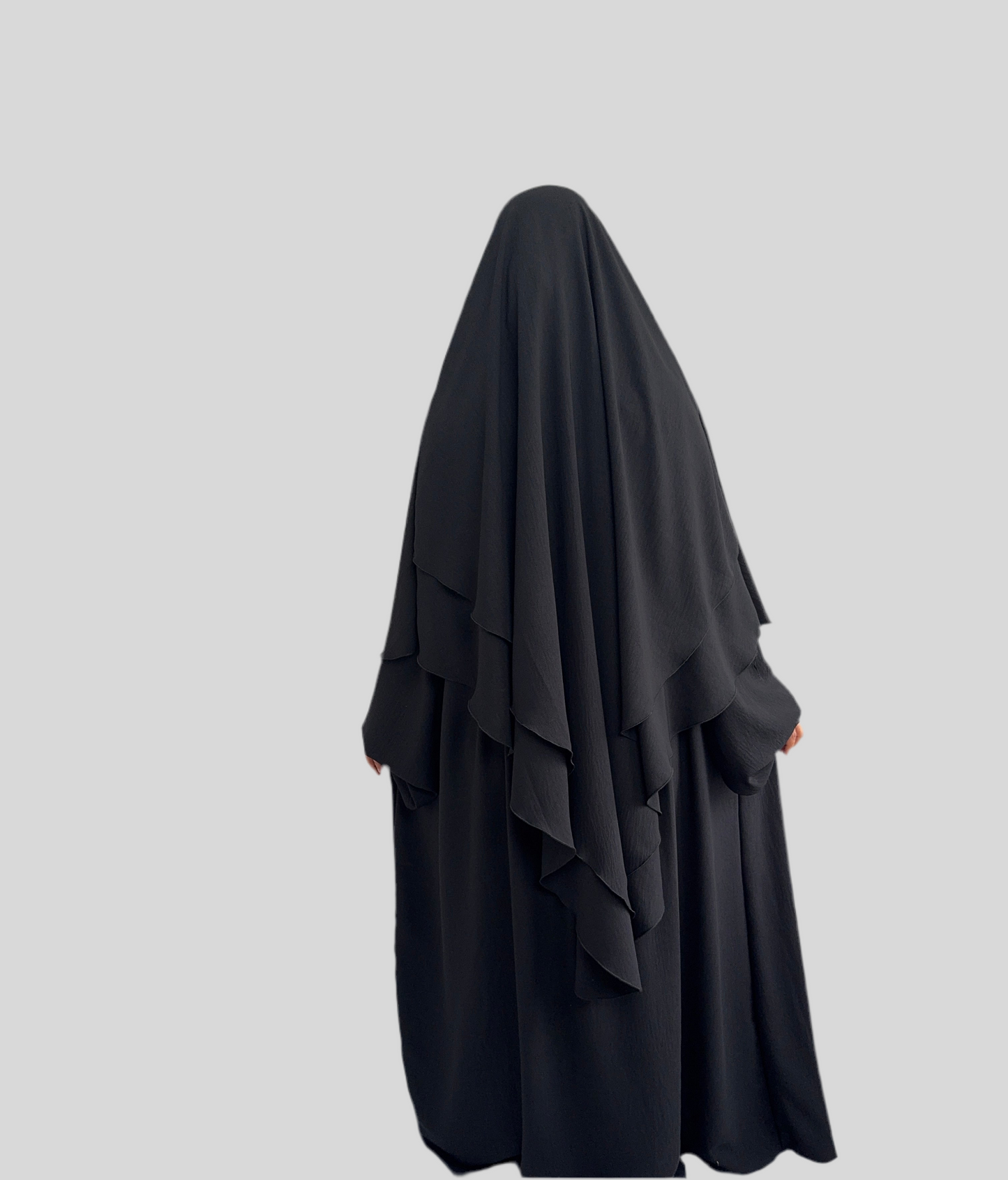 Black Abaya & Khimar Set ASSIYA